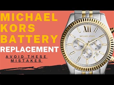 michael kors mk 8205 battery|michael kors battery replacement.